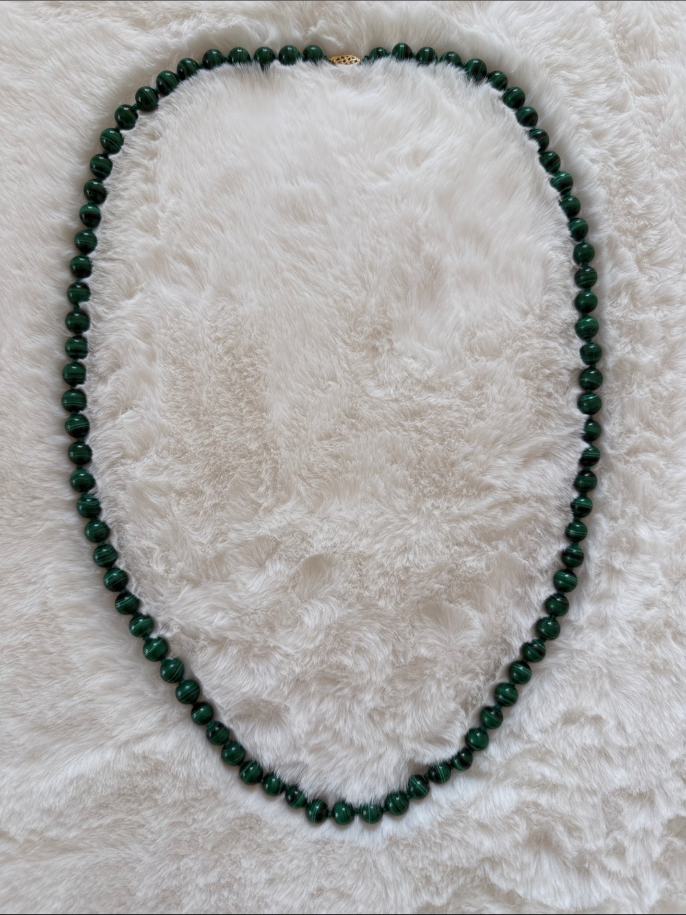 Knotted Malachite Necklace
